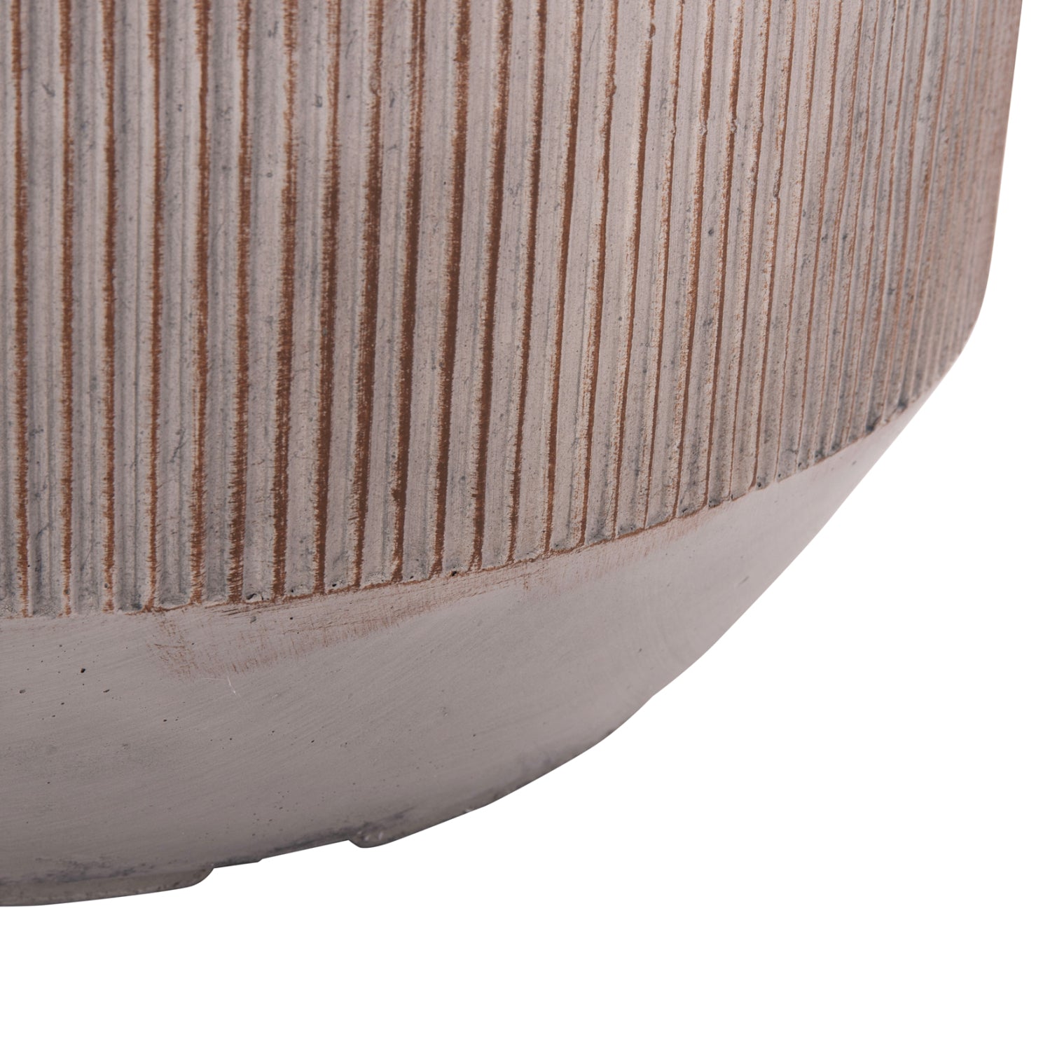 Комплект от 3 бр. кръгли  GARDENER серия фиброглина-цимент цвят φ55x55h