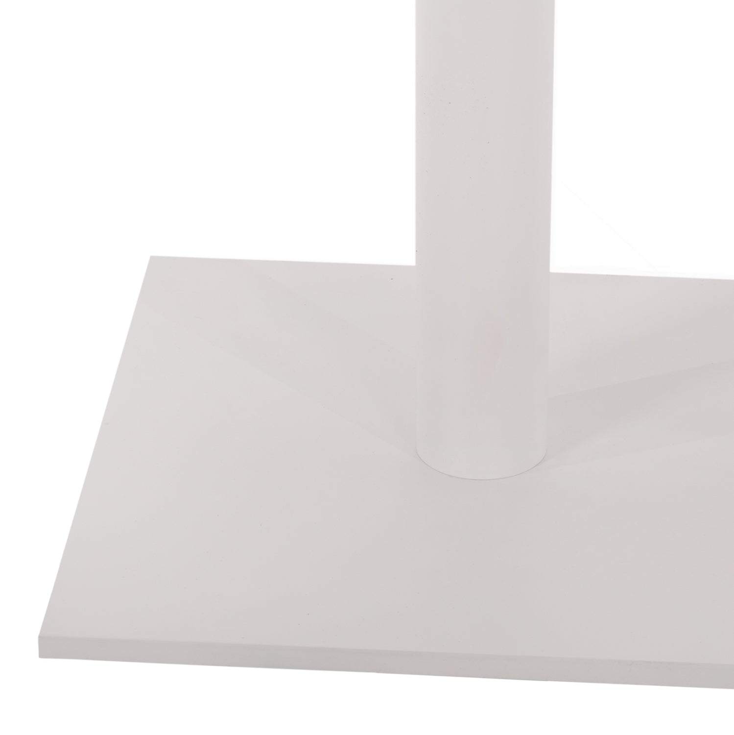 Метална основа за бар маса 474 бял цвят 45x45x94всм