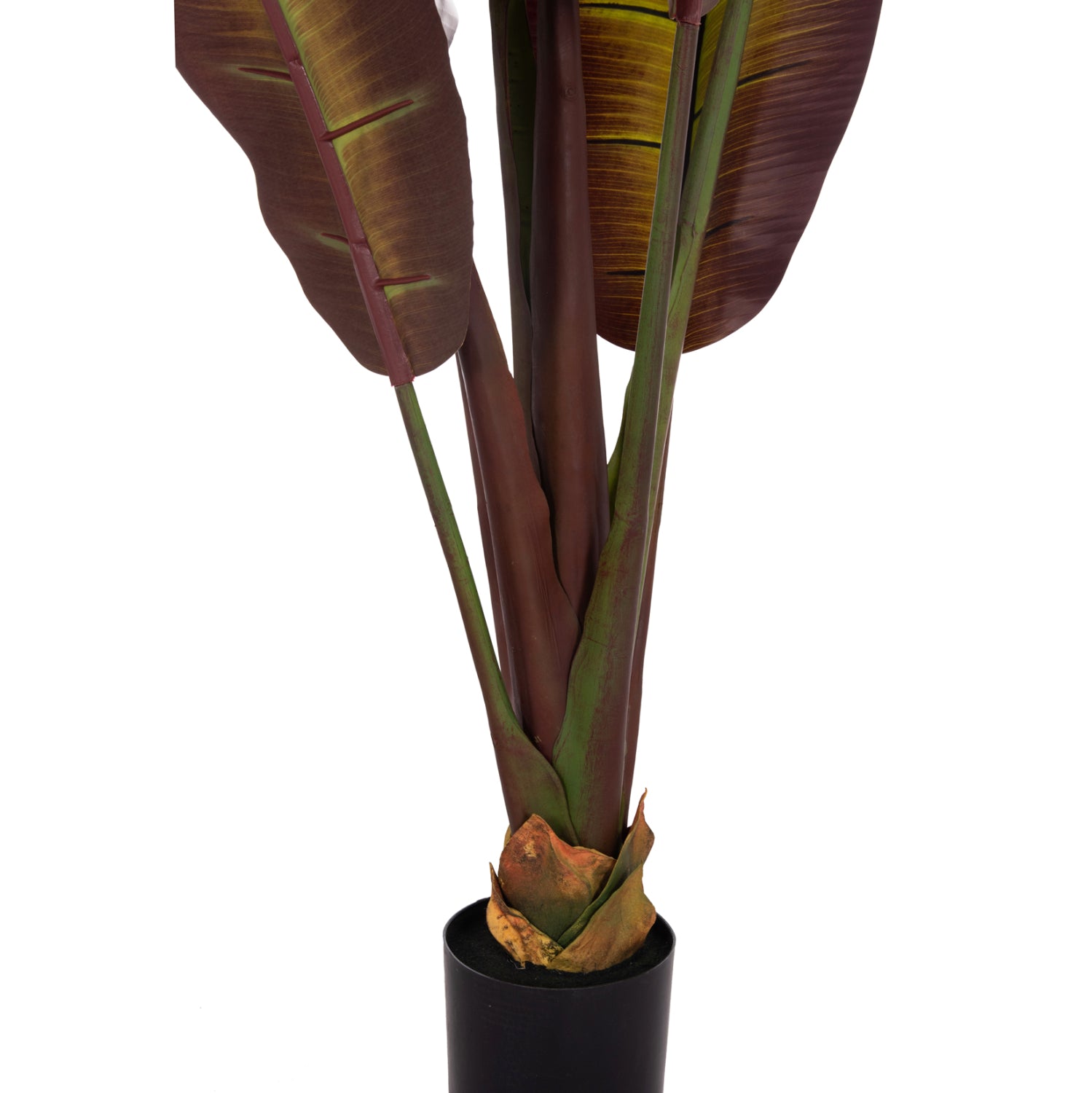 Декоративно синтетично растение японски банан в саксия 85х75х225см.