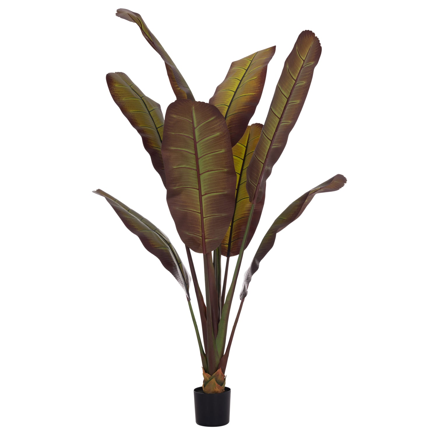 Декоративно синтетично растение японски банан в саксия 85х75х225см.