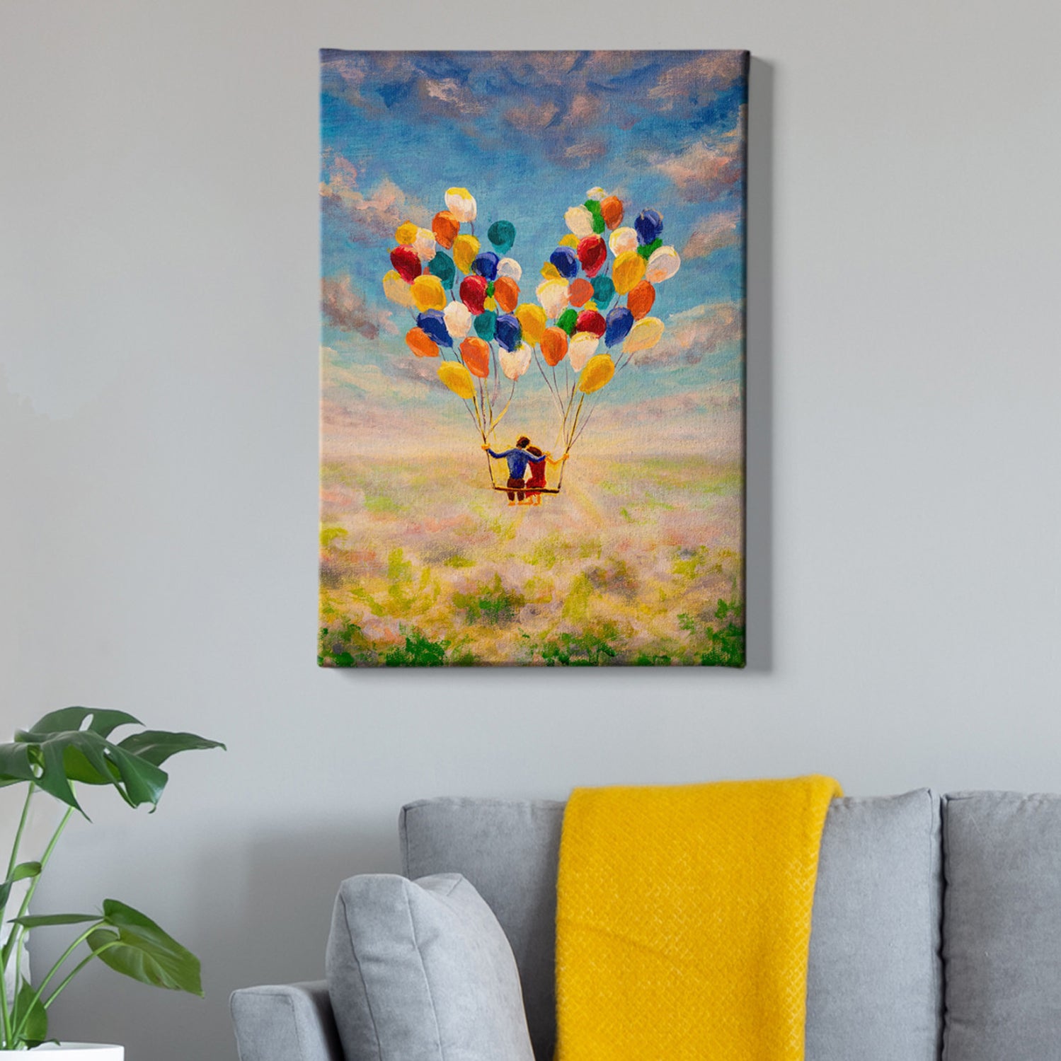 Стенна картина GOBI отпечатано платно 50x3(дебелина)x70cm.