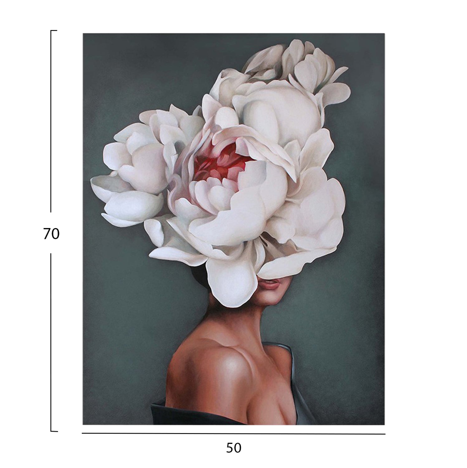 Стенна картина GOBI отпечатано платно 50x3(дебелина)x70cm.