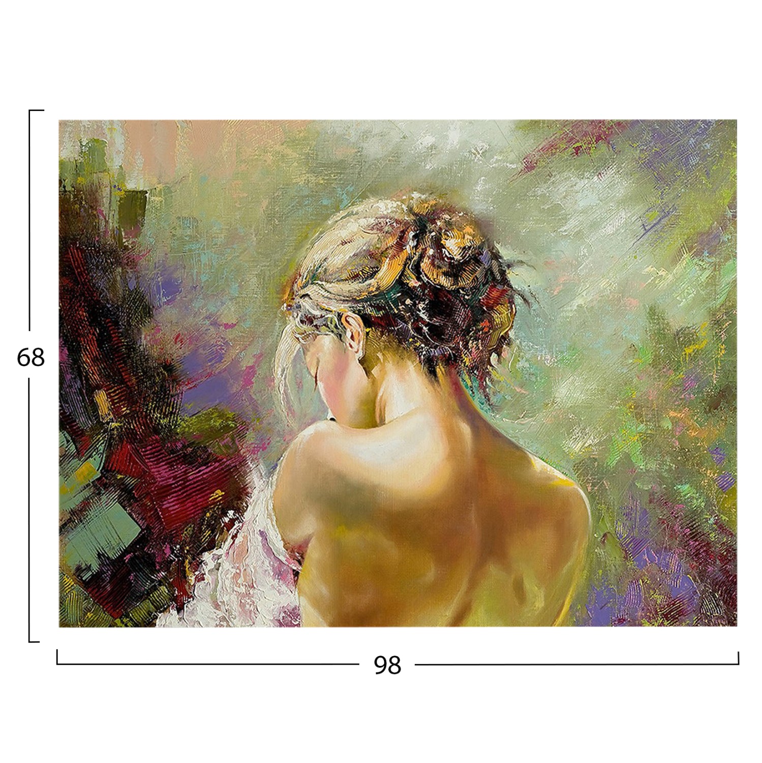 Стенна картина серия  GOBI отпечатано платно 98x2.5(дебелина)x68cm.