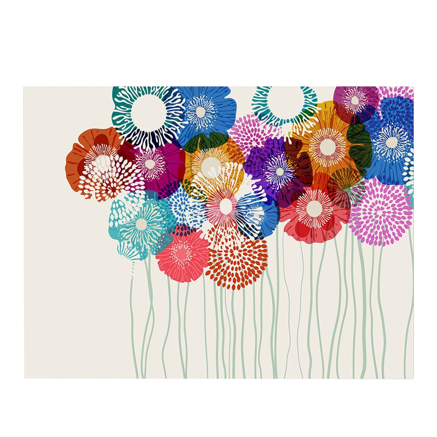 Стенна картина серия GOBI отпечатано платно 100x3(дебелина)x70cm.