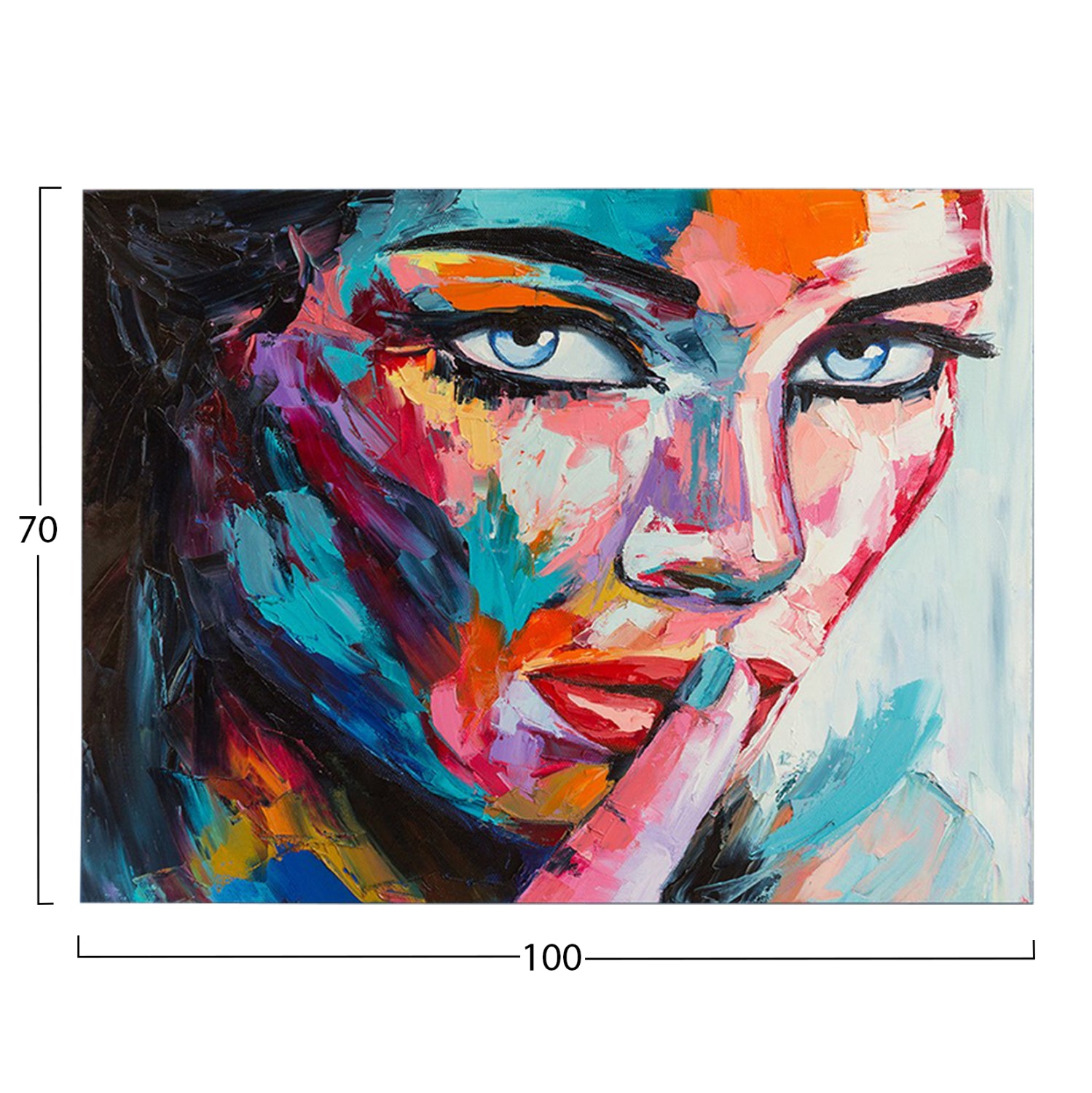 Стенна картина серия GOBI  отпечатано платно 100x3(дебелина)x70cm.