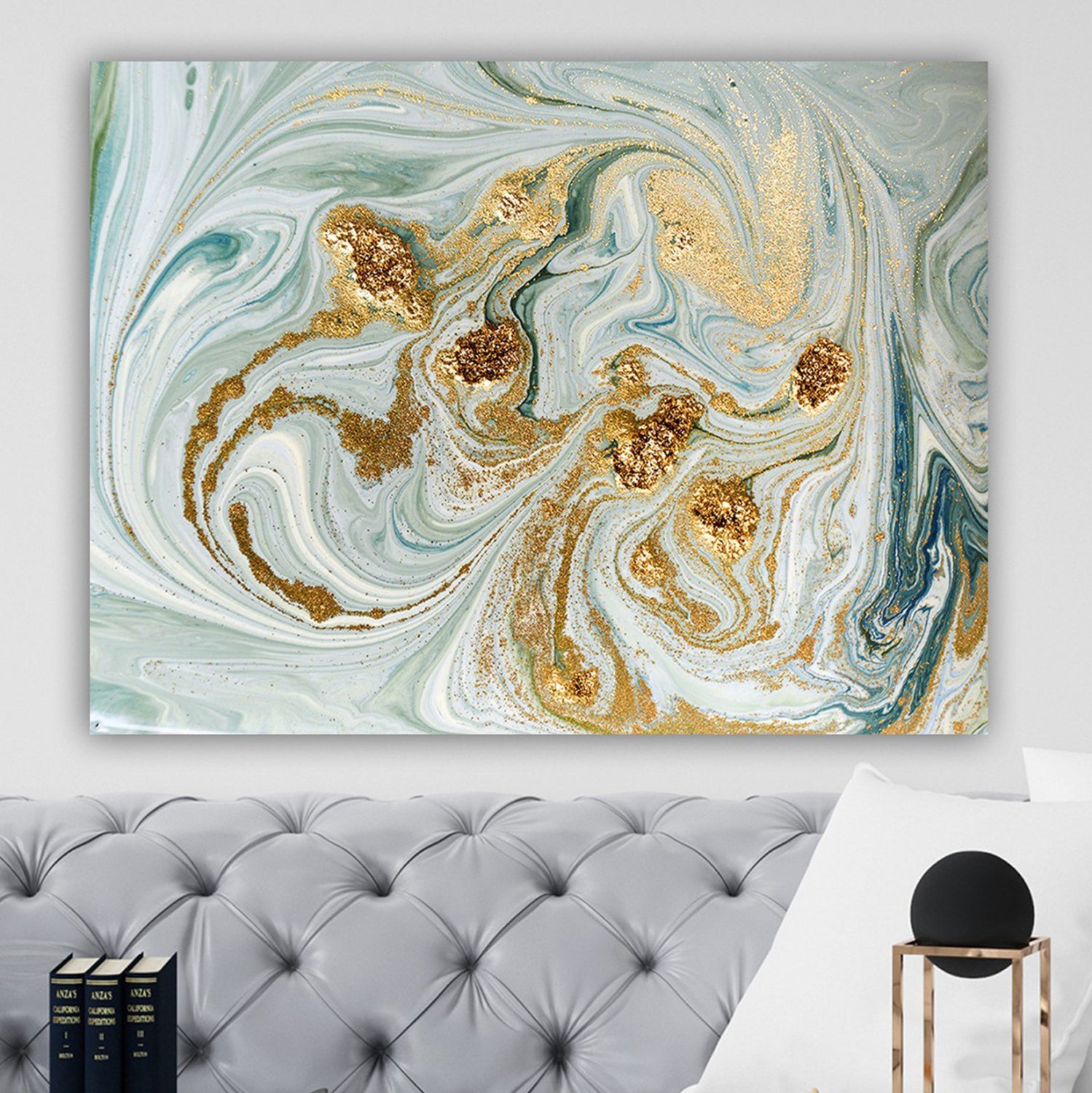 Стенна картина серия GOBI отпечатано платно 100x3(дебелина)x70cm.