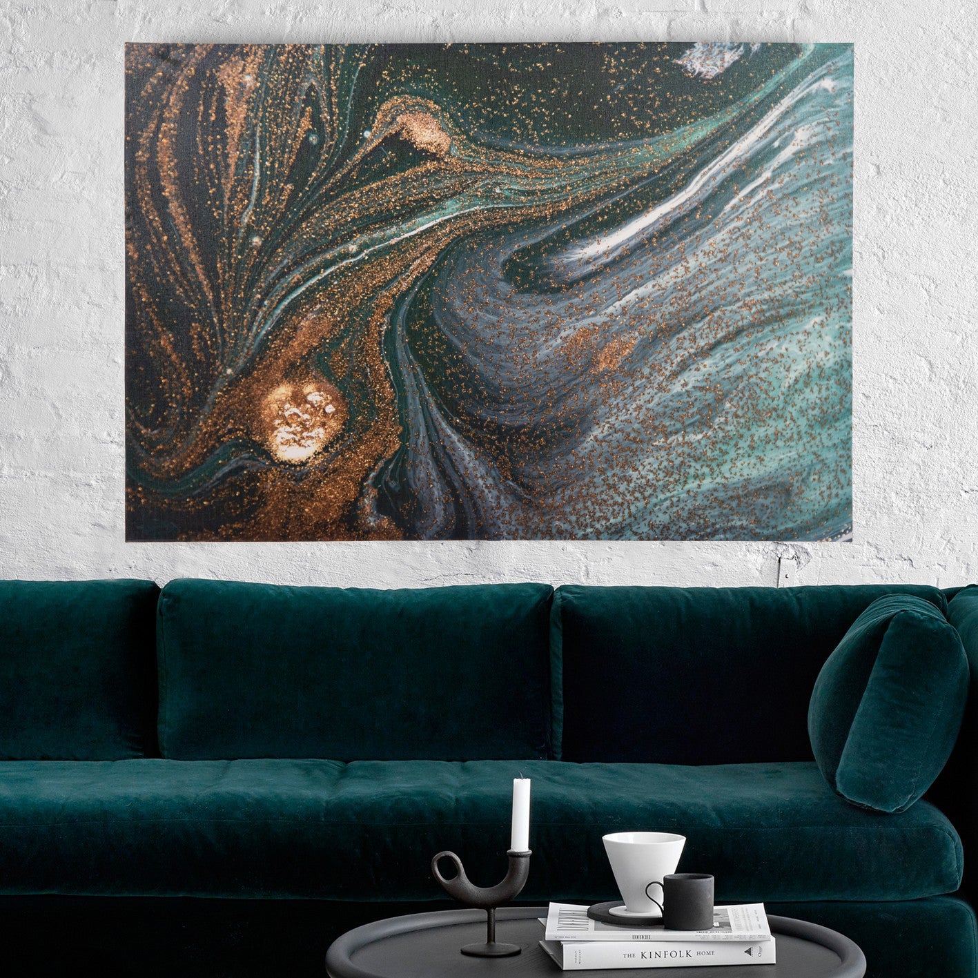 Стенна картина GOBI отпечатано платно 98x2.5(дебелина)x68cm.