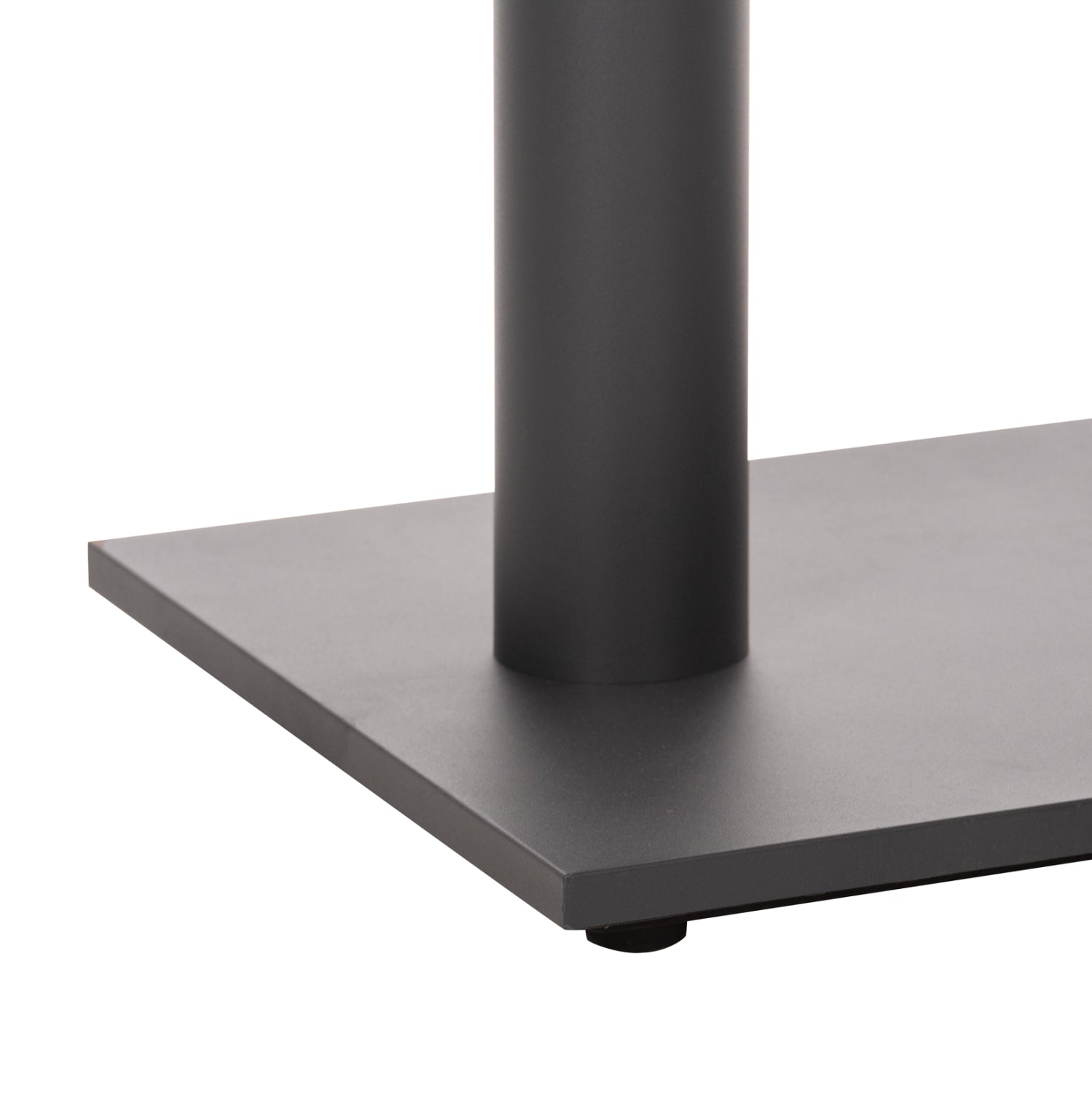 Двойна метална основа за бар маса 478.20/сив мат средна височина, 40x80x90 см
