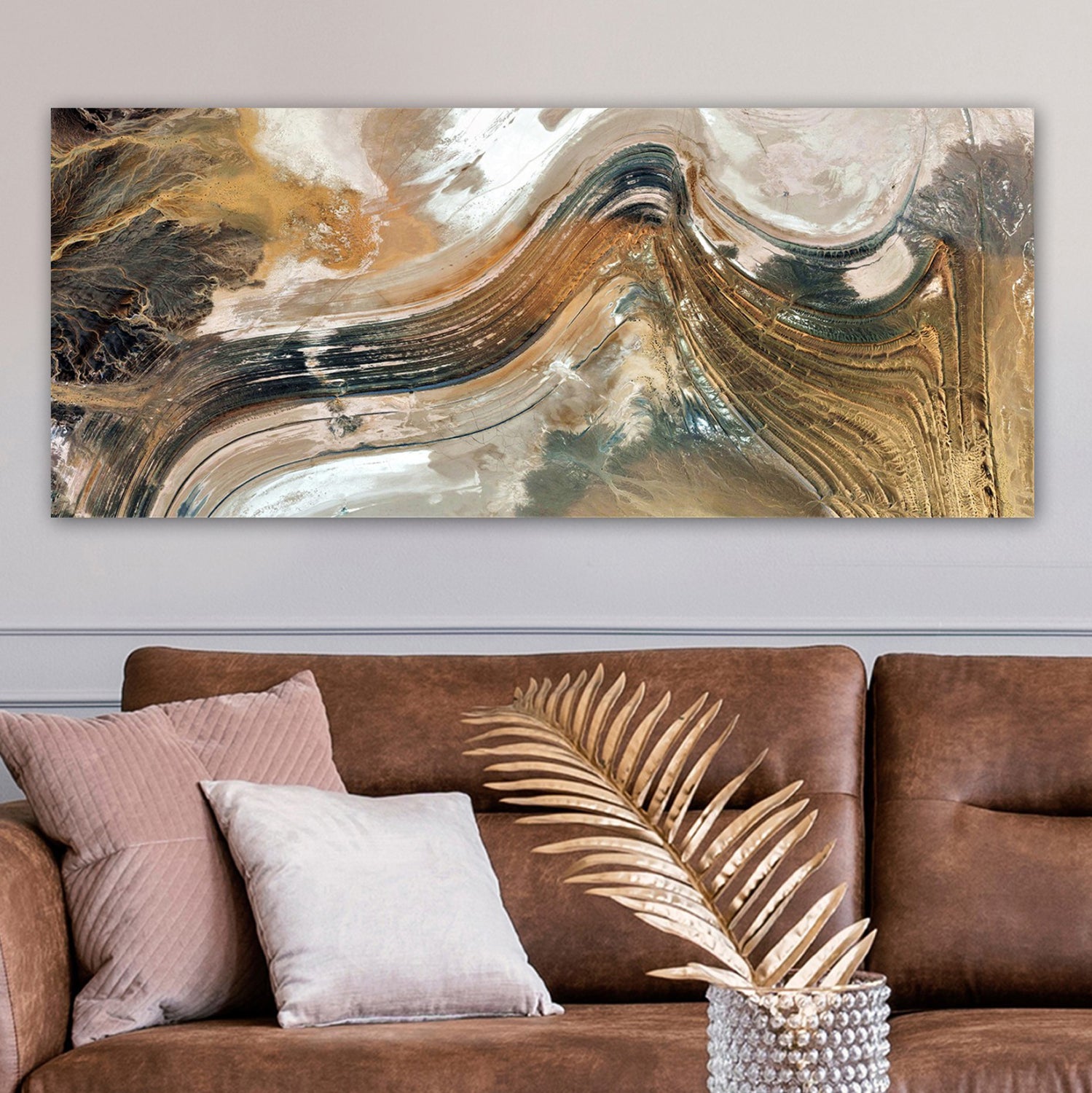 Стенна картина серия GOBI серия отпечатано платно 120x3(дебелина)x50cm.