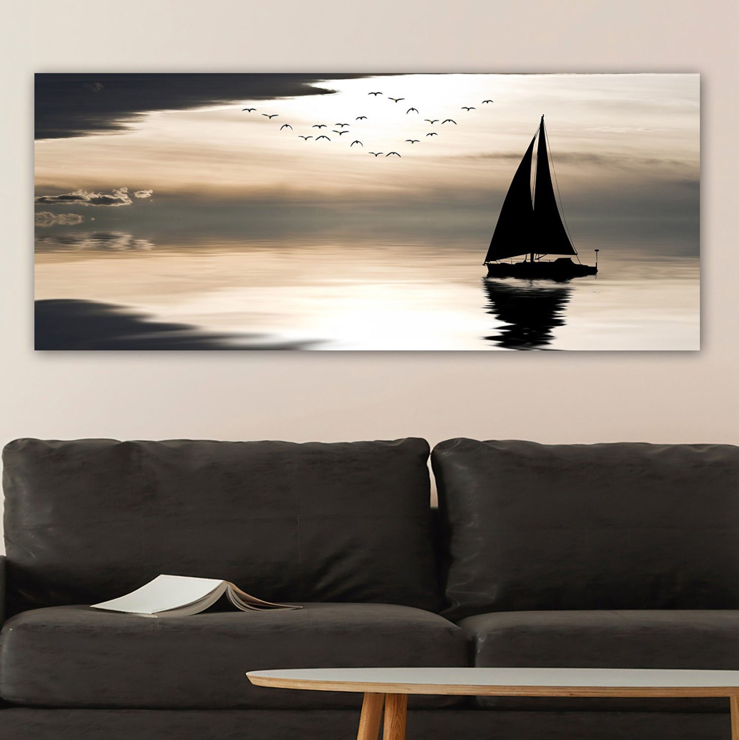 Стенна картина серия GOBI отпечатано платно 120x3(дебелина)x50cm.