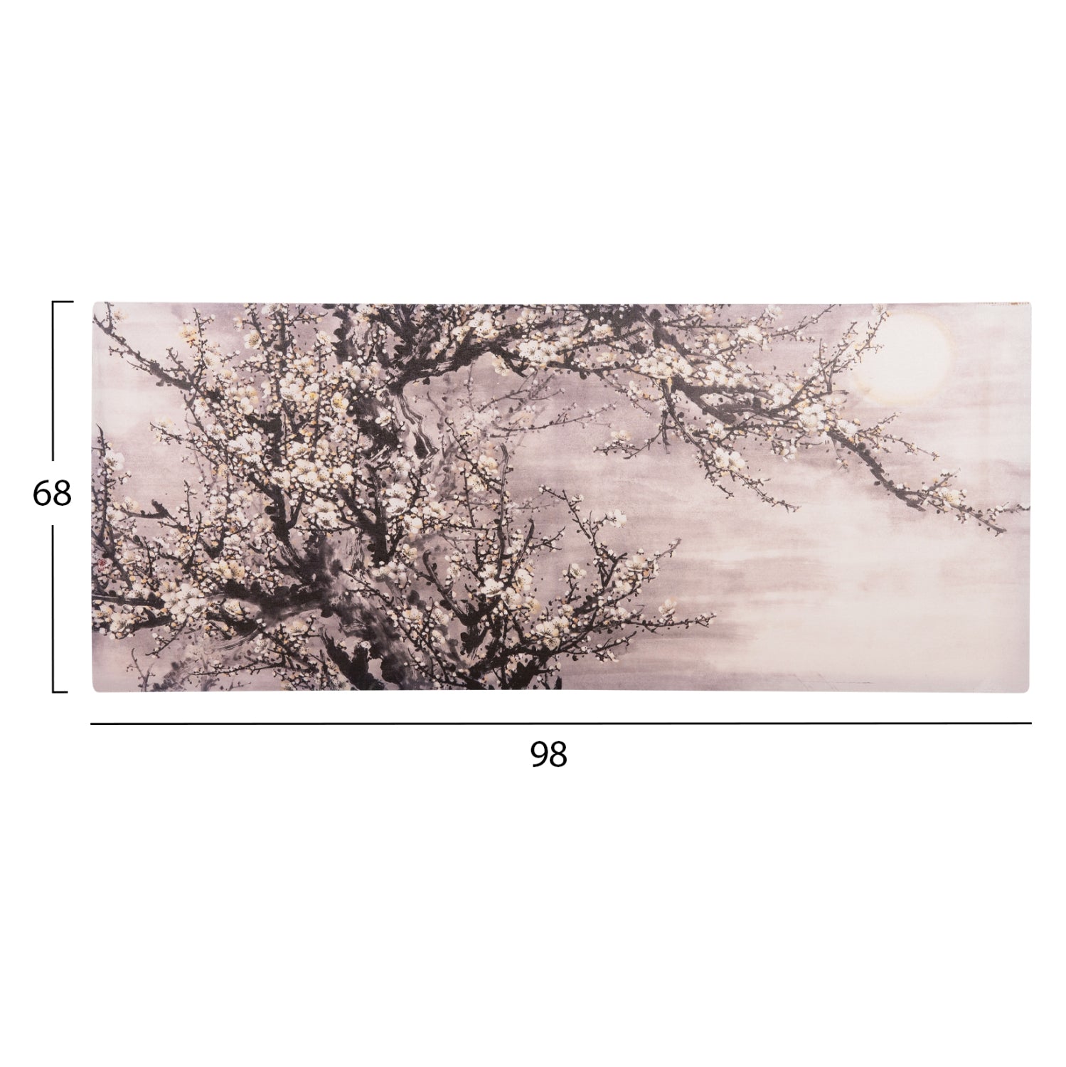 Стенна картина GOBI отпечатано платно 120x2.5(дебелина)x49cm.