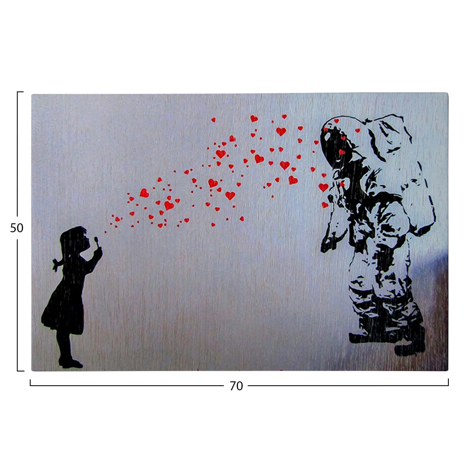 Стенна картина серия GOBI отпечатано платно 70x3(дебелина)x50ycm.