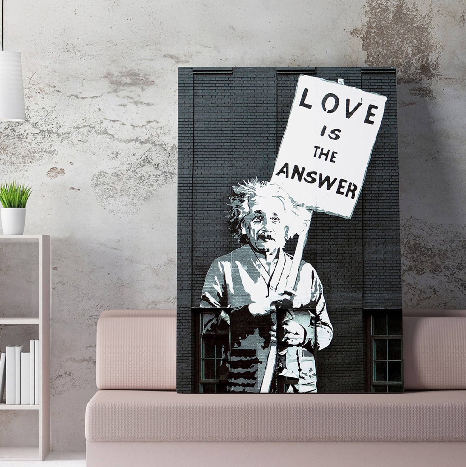 Стенна картина серия GOBI отпечатано платно 50x3(дебелина)x70ycm.