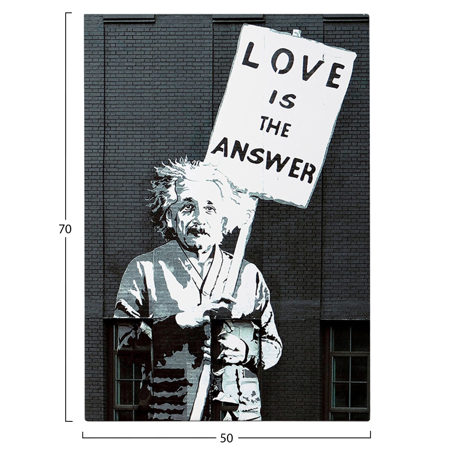 Стенна картина серия GOBI отпечатано платно 50x3(дебелина)x70ycm.