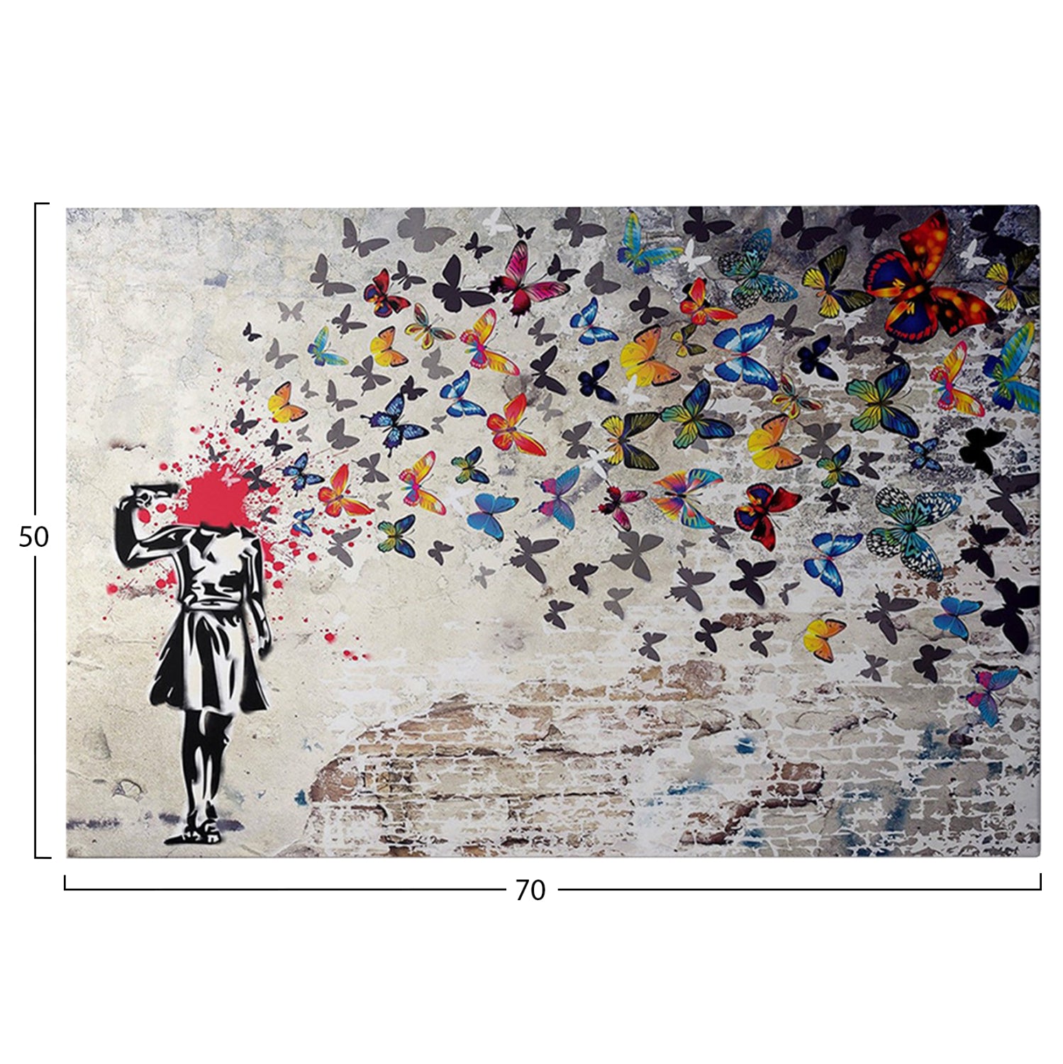 Стенна картина серия GOBI  отпечатано платно 70x3(дебелина)x50ycm.