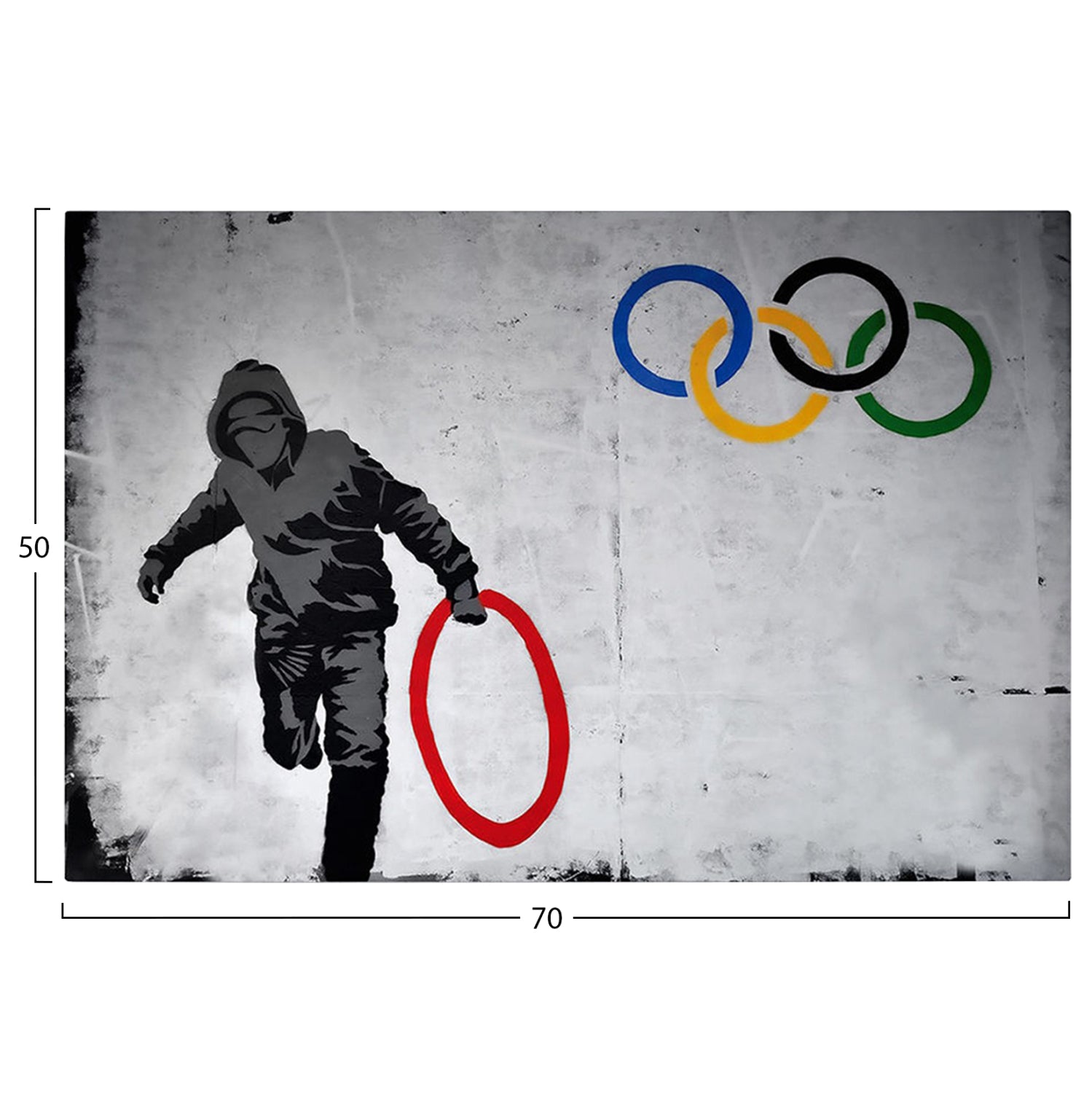 Toixoy paint gobi серия отпечатано платно 70x3(дебелина)x50ycm.