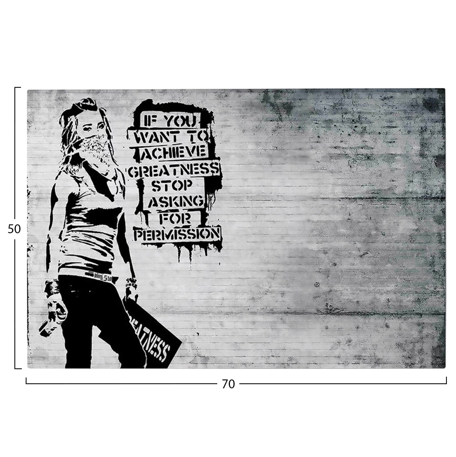 Toixoy paint gobi серия отпечатано платно 70x3(дебелина)x50ycm.