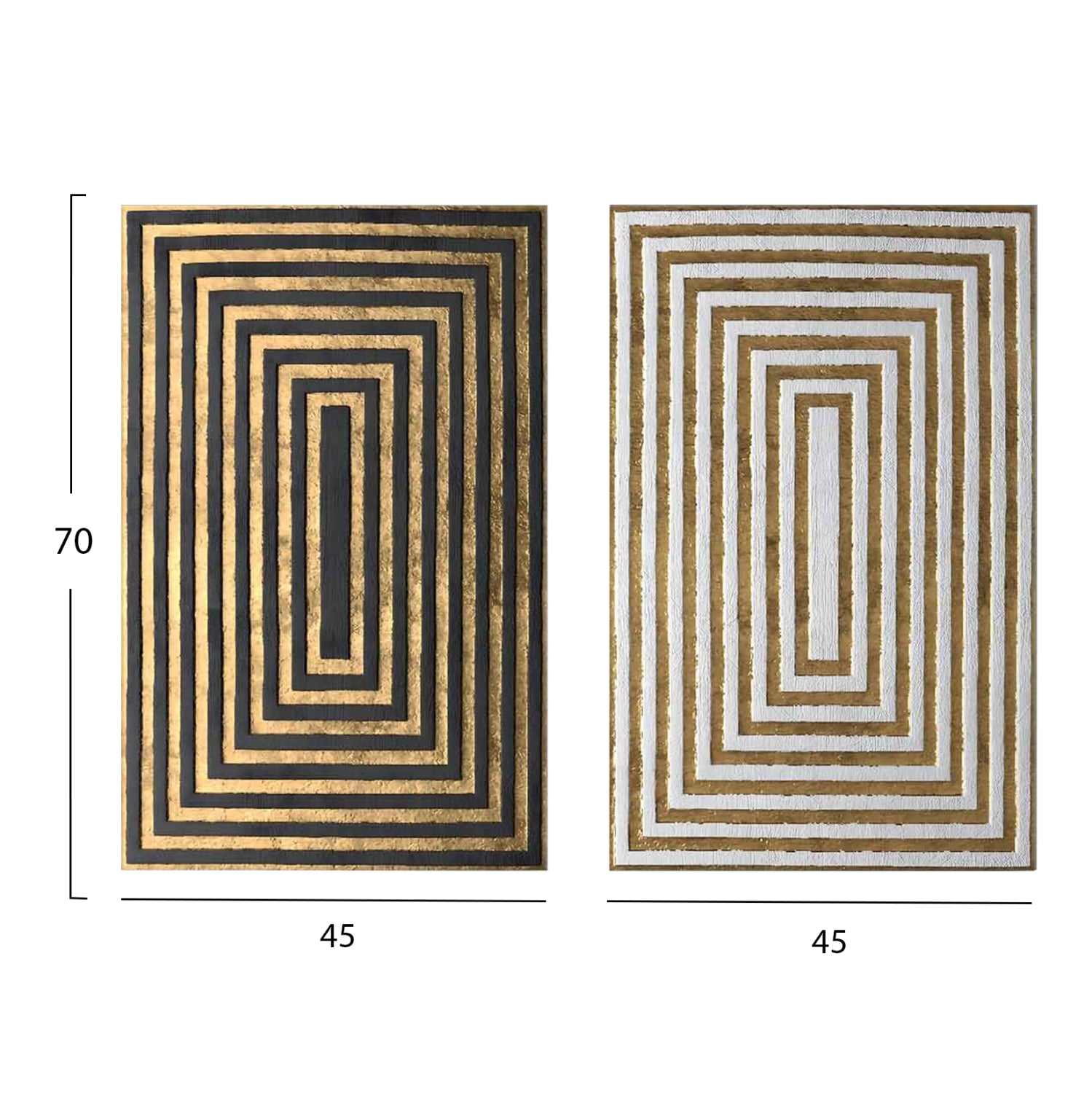 Стенни картини 2бр. серия GOBI  отпечатано платно 45x2.8(дебелина)x70ycm.(x2)