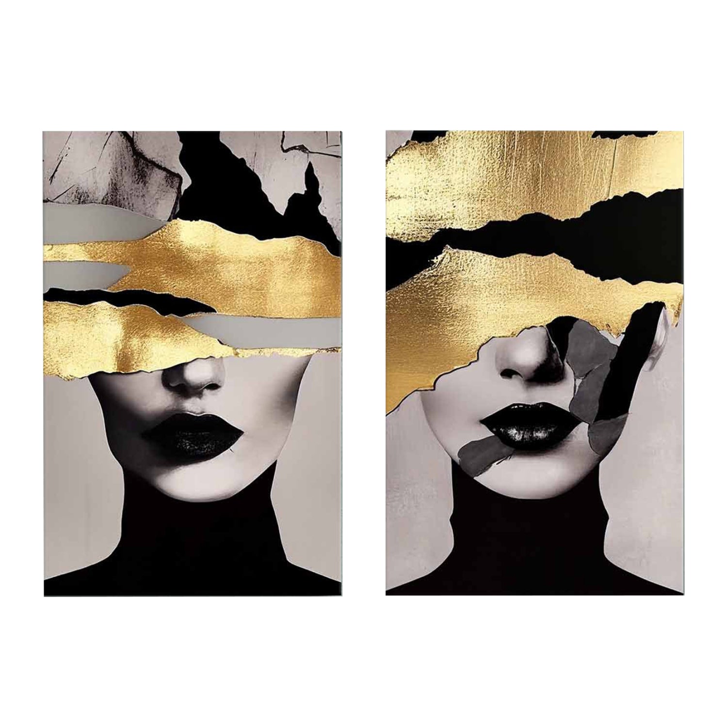 Стенни картини 2бр. серия GOBI  отпечатано платно 45x2.8(дебелина)x70cm.(x2)