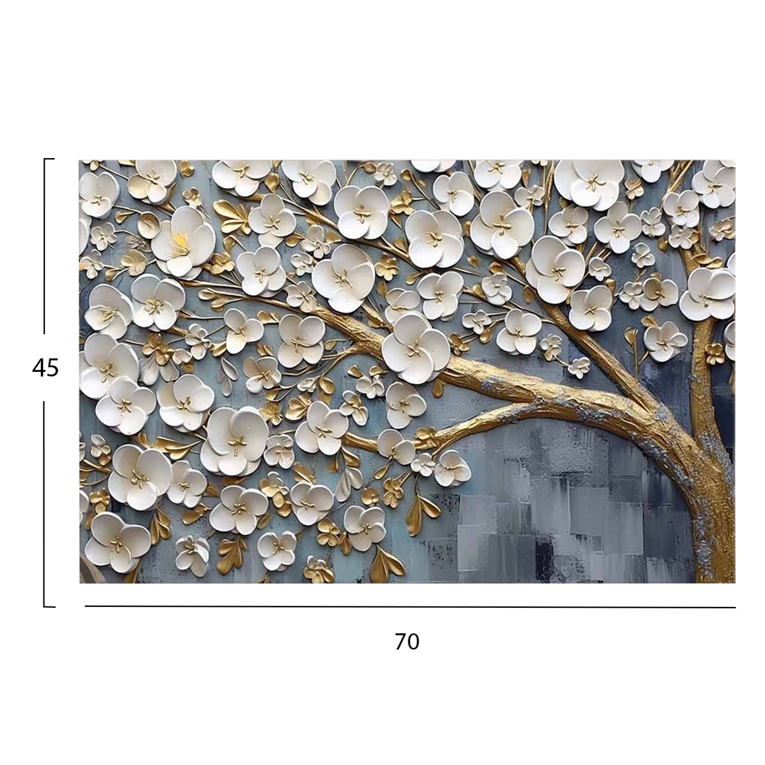 Серия стенни боитари платно с принт gobi 70x2,8 (дебелина)x45hcm.