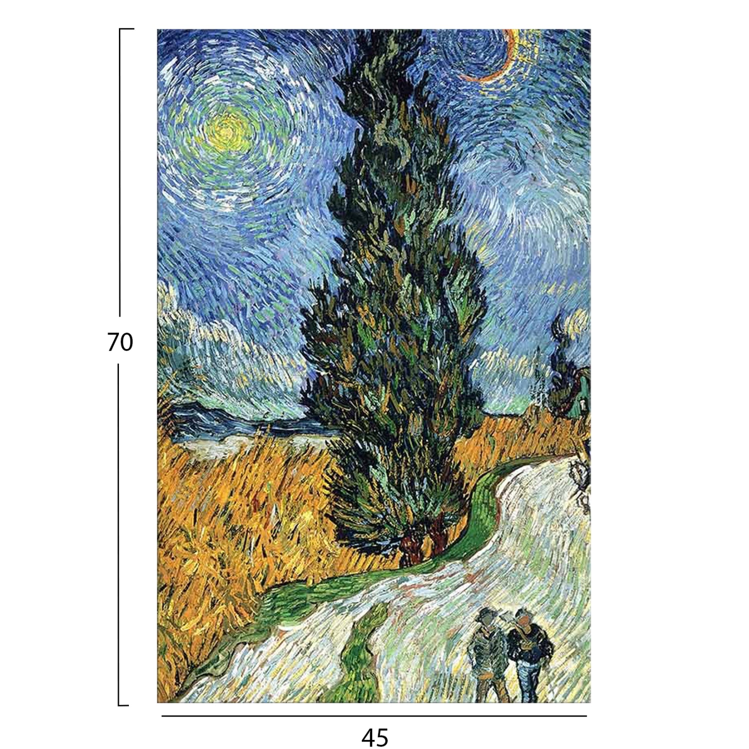 Стенна картина серия  GOBI  печатно платно 45x3(дебелина)x70ycm.