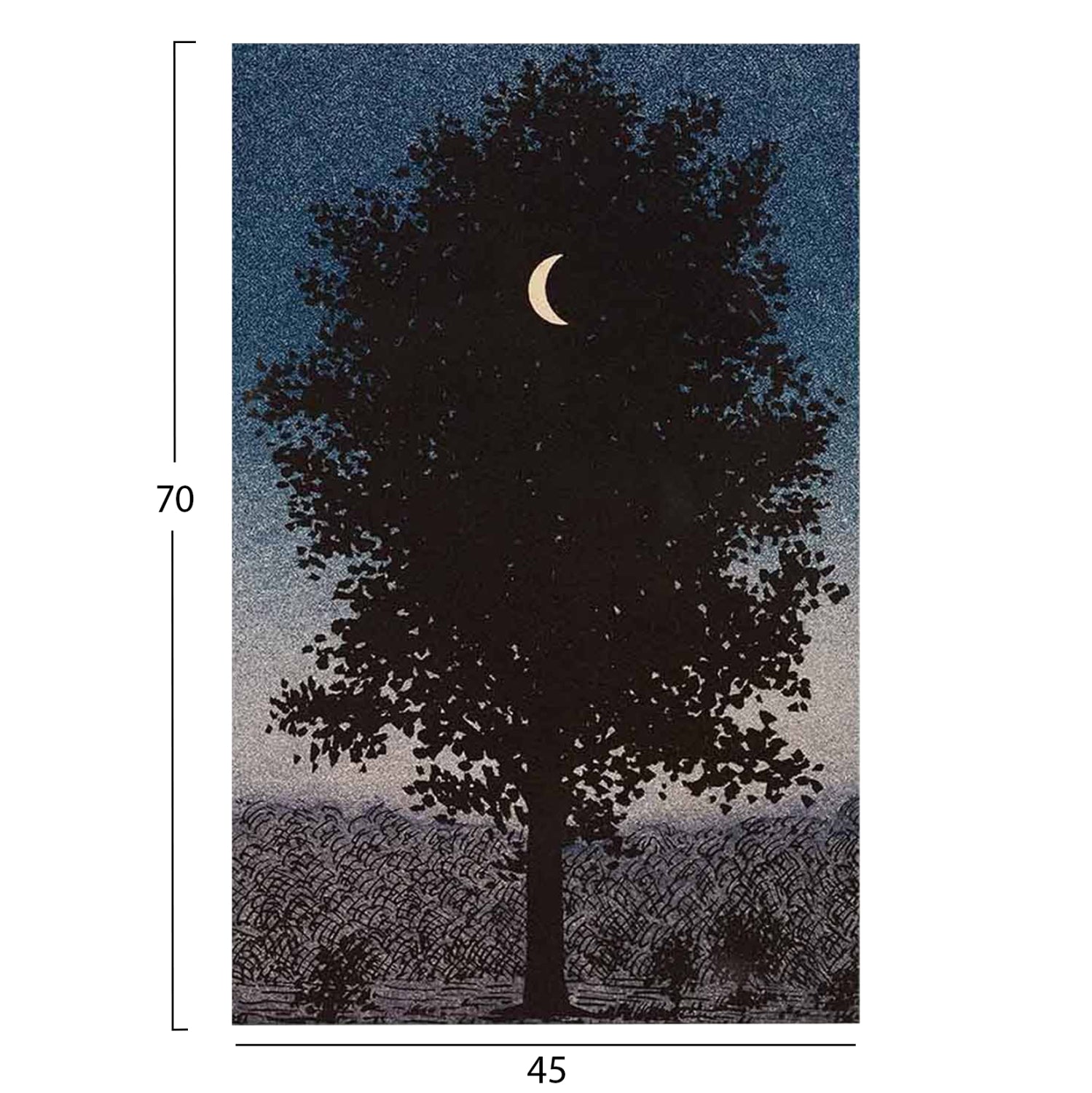 Картина  Гоби серия печатно платно 45x3(дебелина)x70ycm.