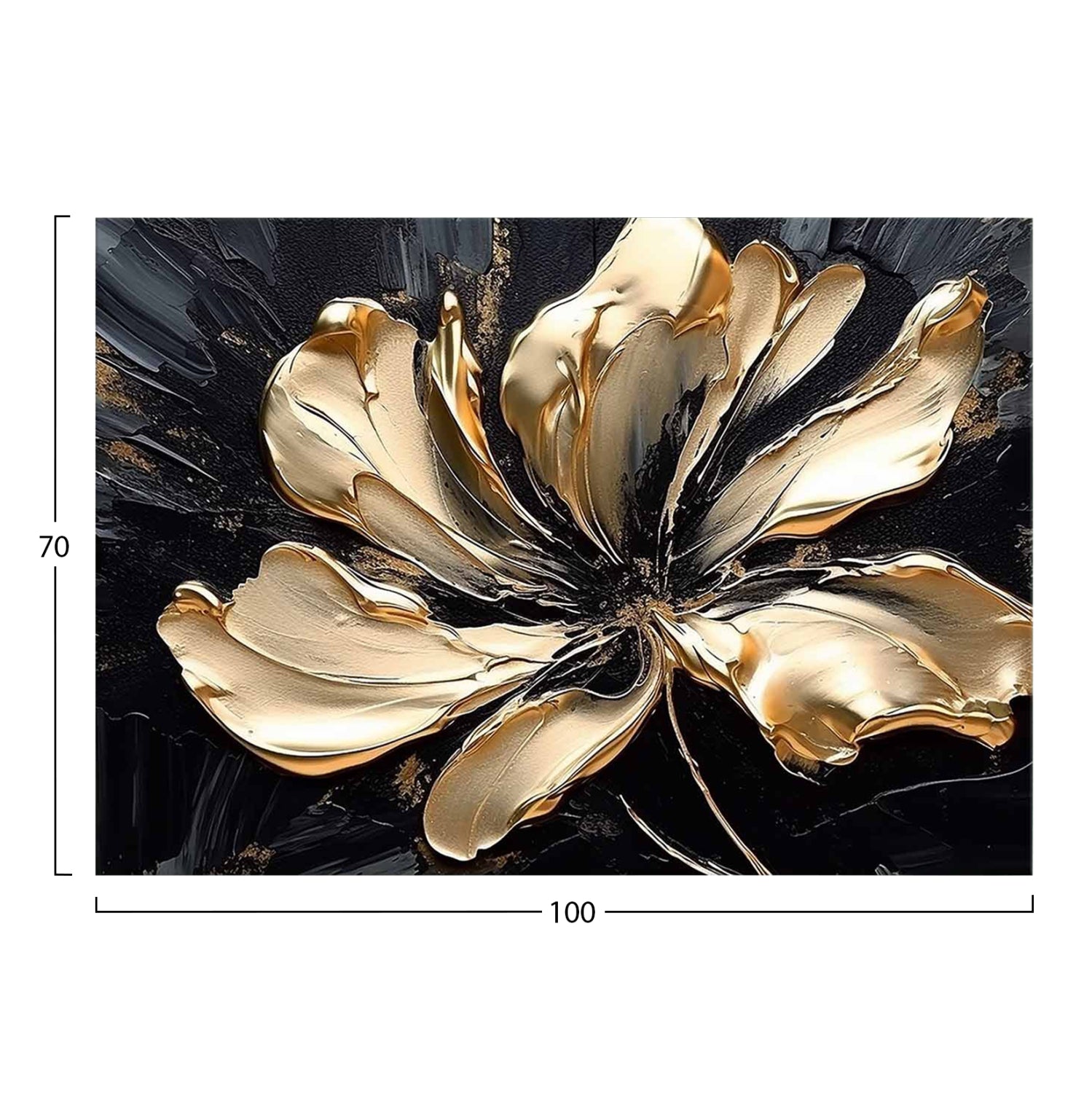 Серия стенни боитари платно с принт gobi 100x2,8 (дебелина)x70hcm.