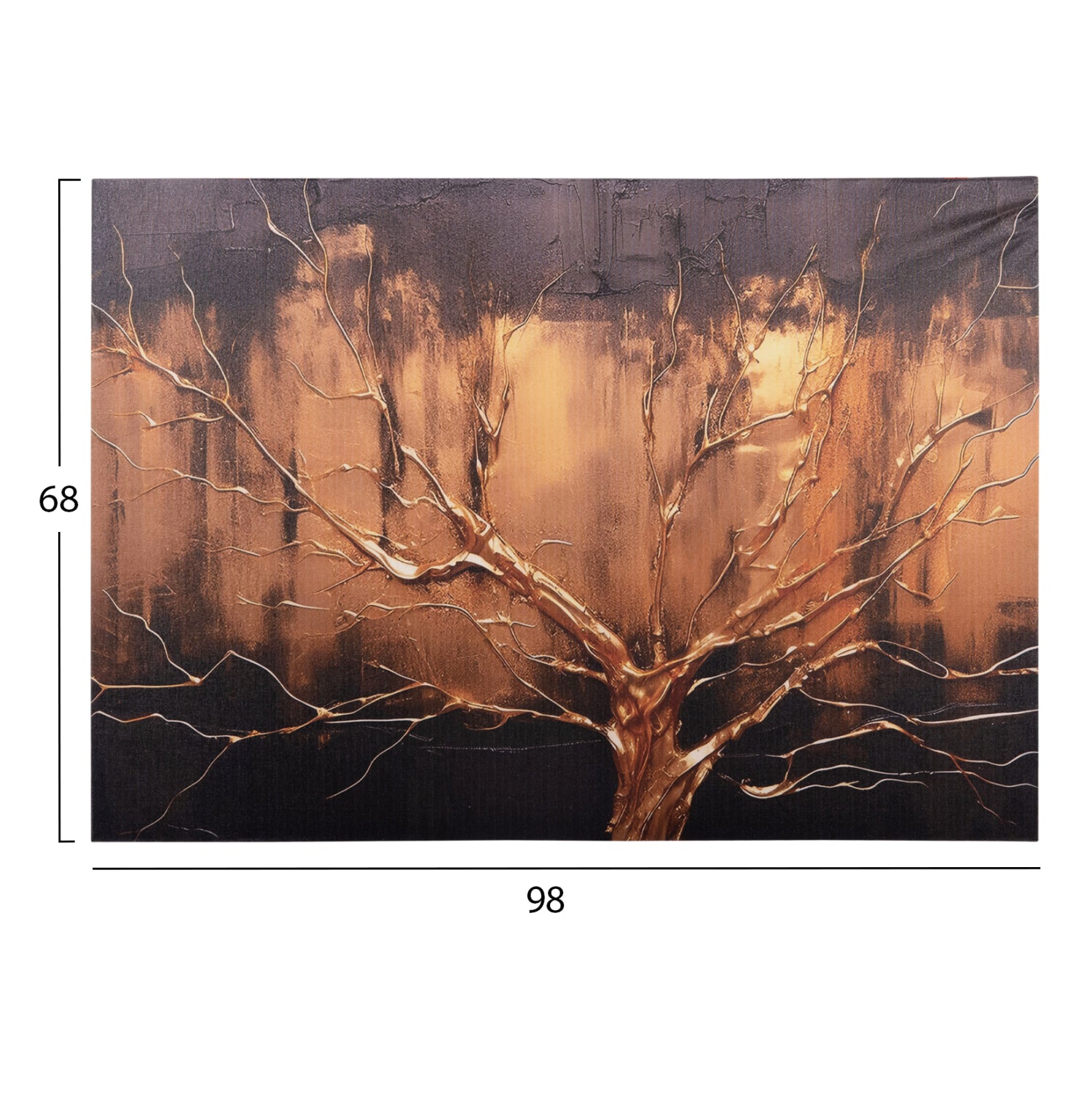 Серия стенни боитари платно с принт gobi 98x2,5 (дебелина)x68hcm.