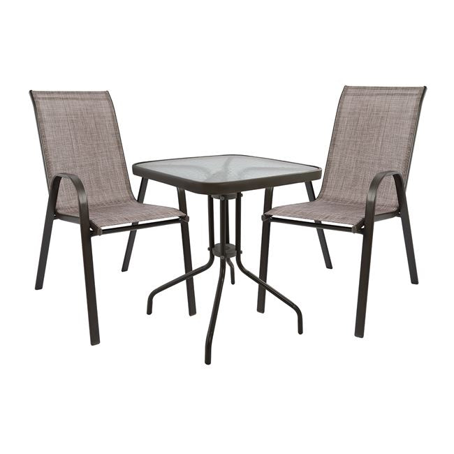 Градински комплект 3части с маса  60x60 КГ5183.02