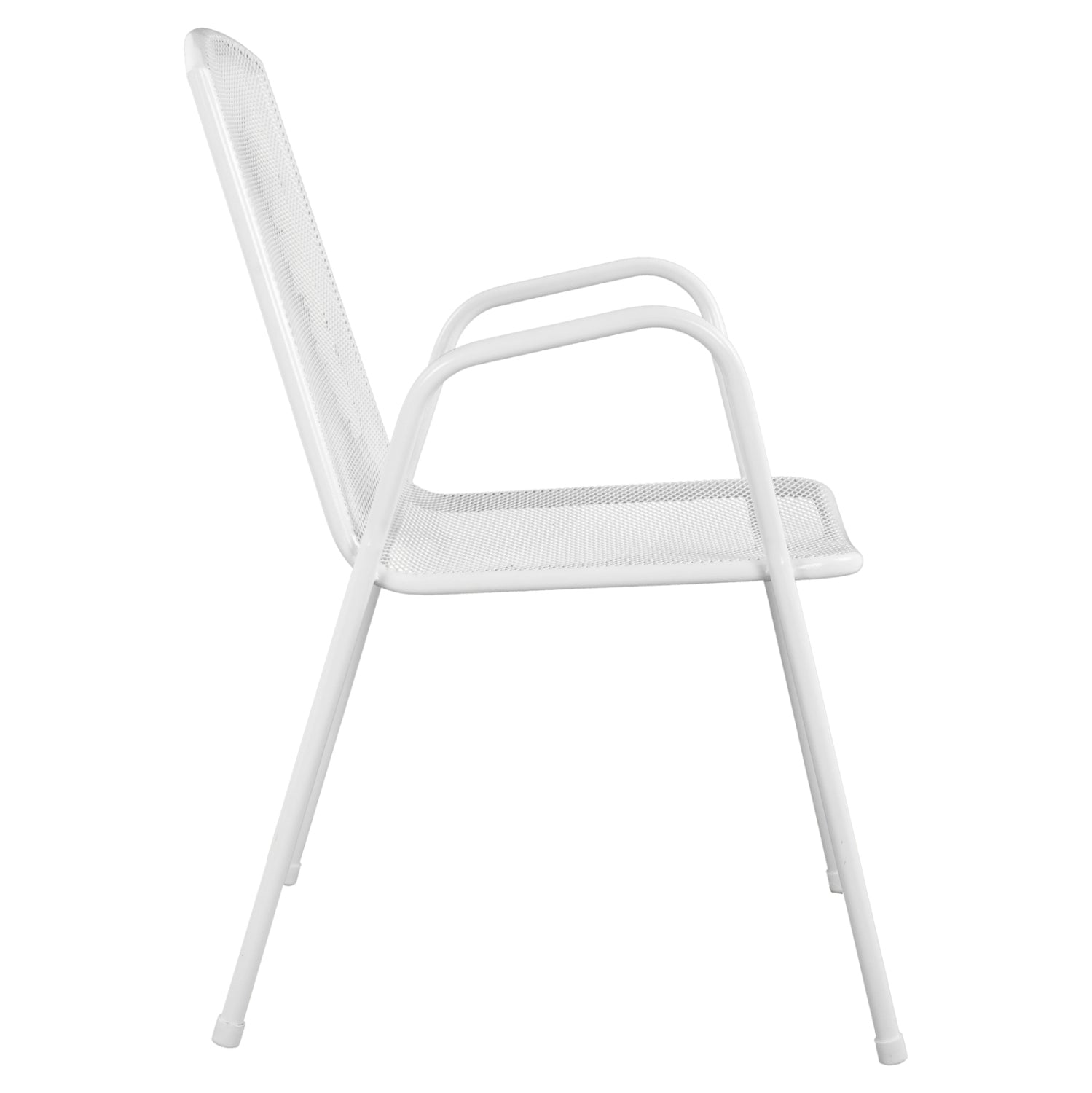 Стол  ELIJAH бял цвят 54x62x89