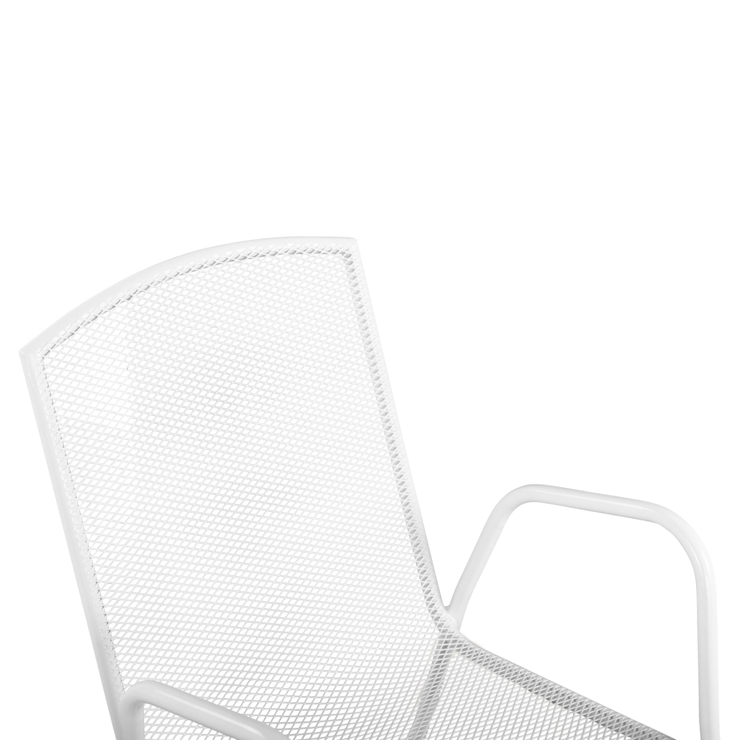 Стол  ELIJAH бял цвят 54x62x89