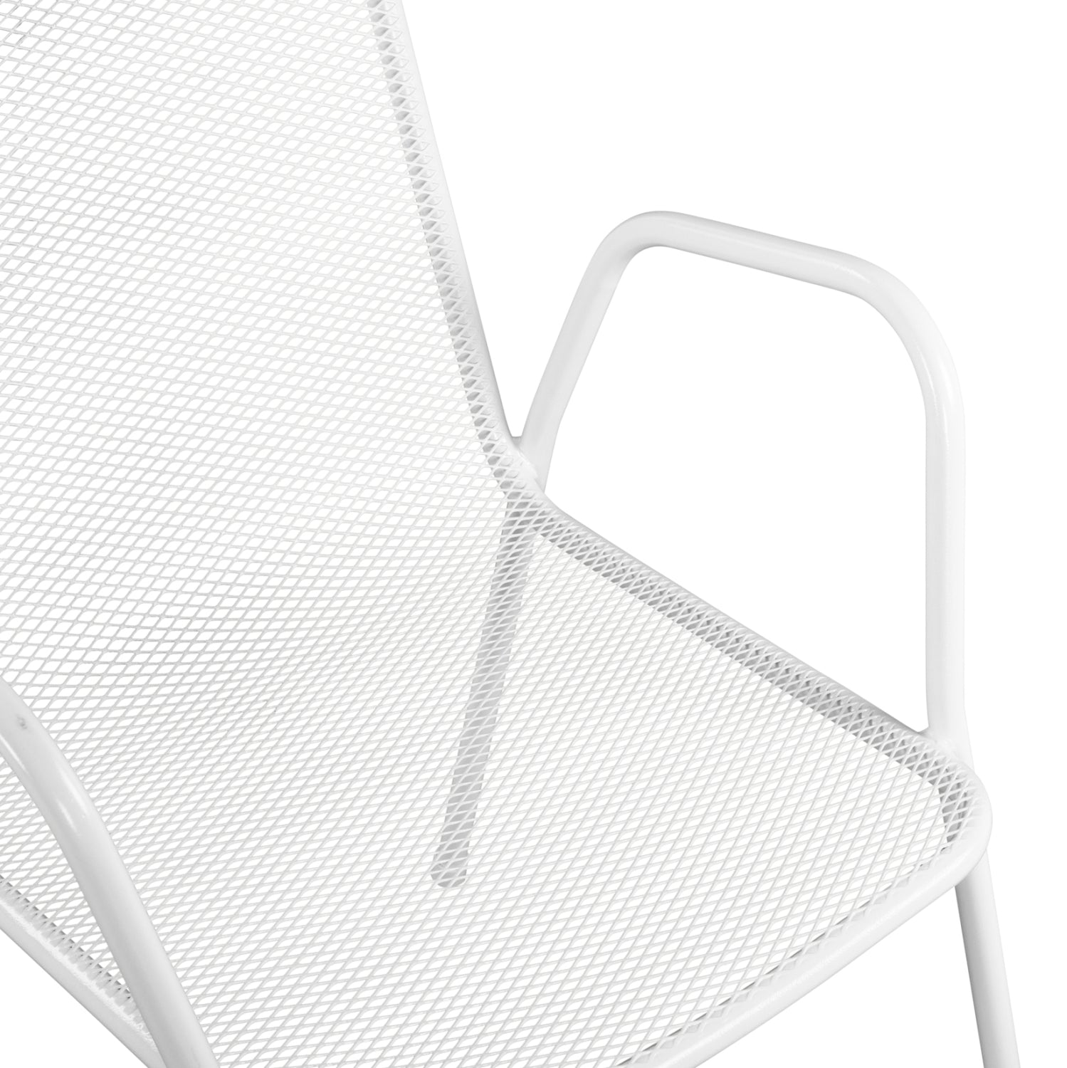 Стол  ELIJAH бял цвят 54x62x89