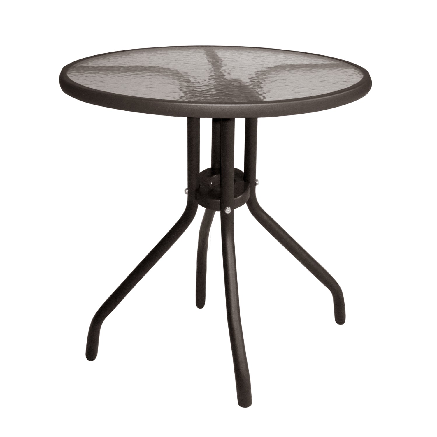 Градински комплект от 3 части маса Φ70 /столове в кафяв цвят КГ5180.02