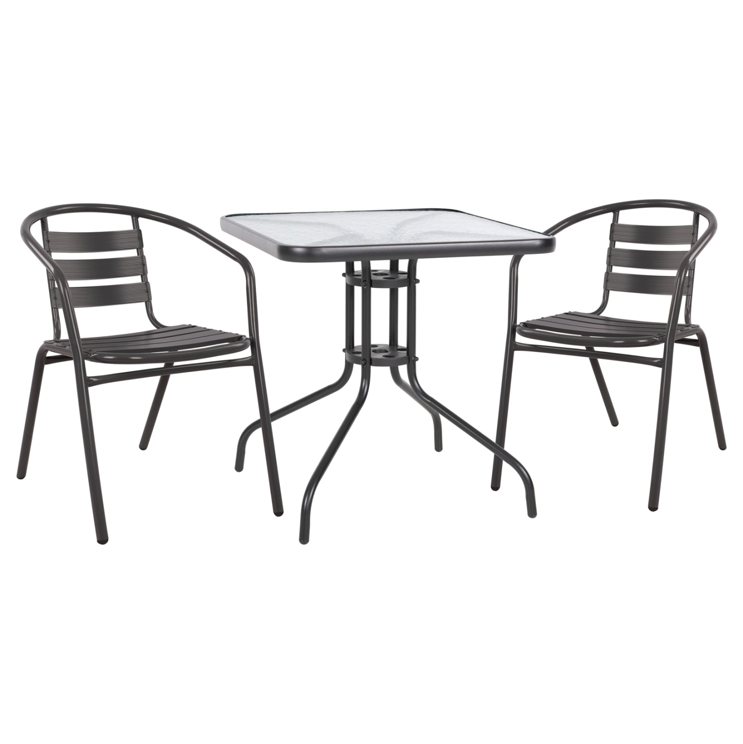 Градински комплект  FIGO 3 бр  с маса 70Χ70Χ72 КГ10469