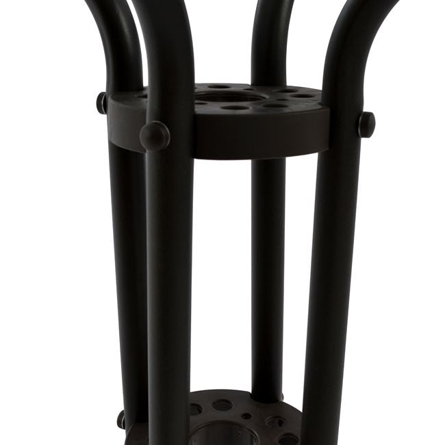 Градинска маса Фиго 70х70 метал кафяв цвят/стъкло