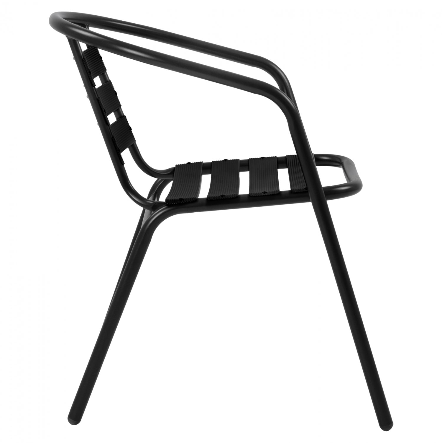 Стол LAURA черен цвят  54x59x73