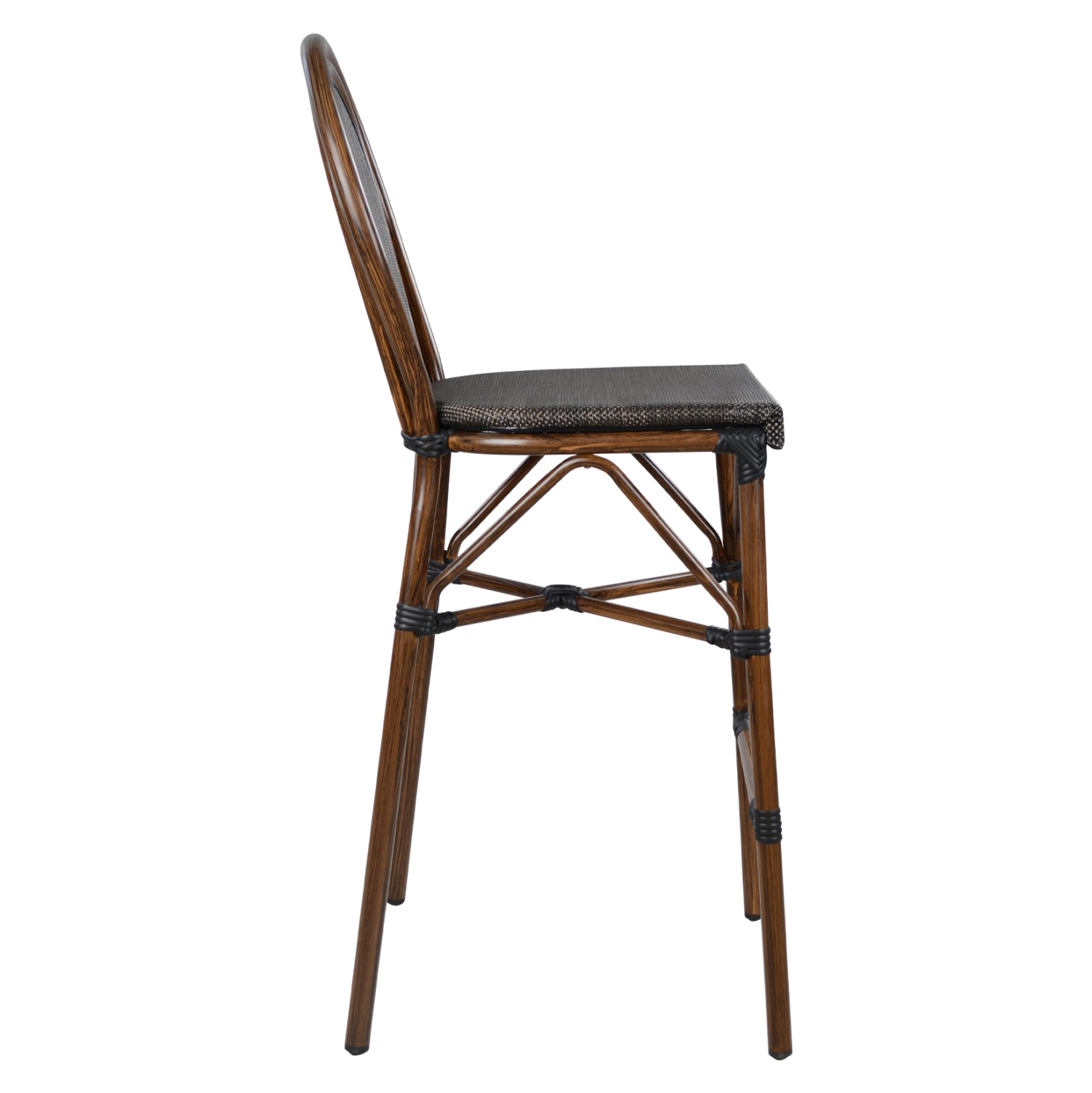 Бар стол Бамбо кафяв цвят 44x52x115