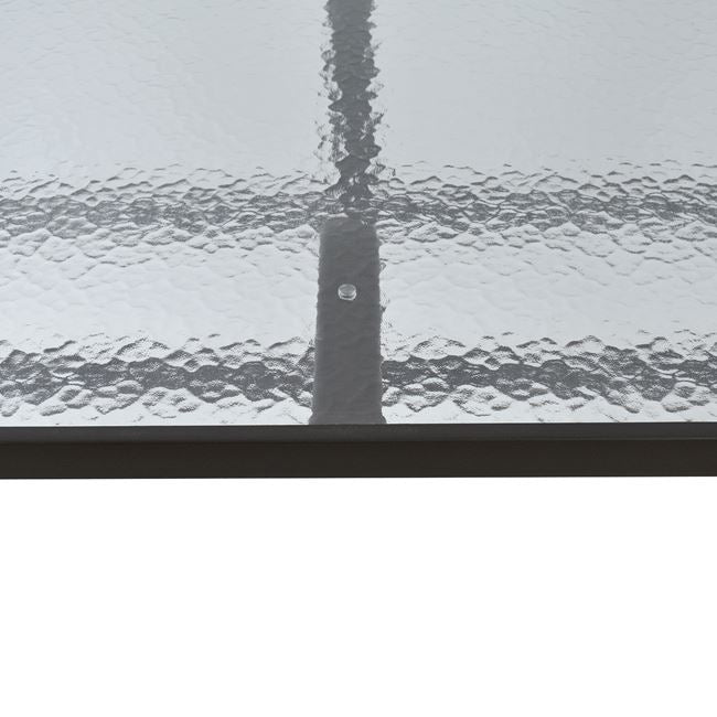 Маса Бруно метал/стъкло 160х90 -кафяв цвят