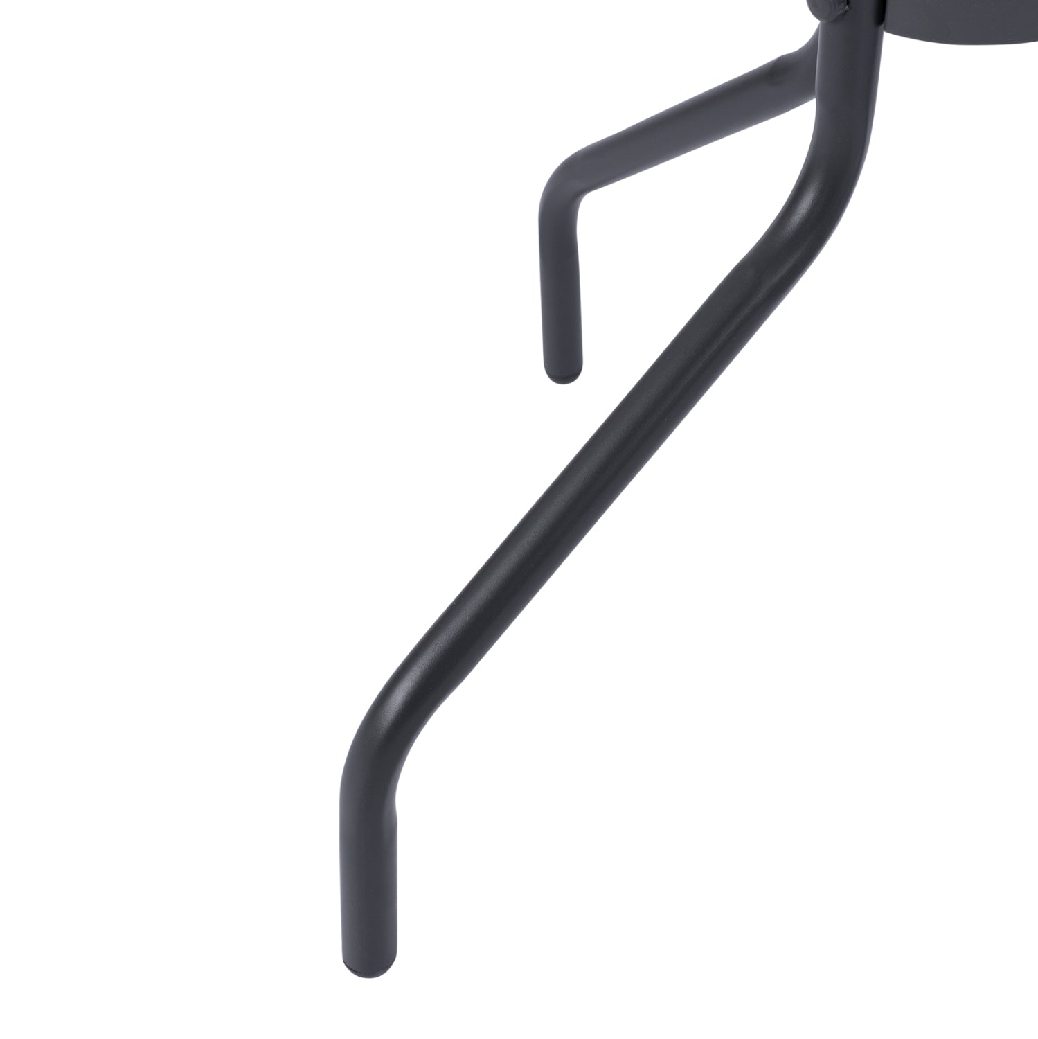 Градинска маса Лима ф60см сив метал/стъкло