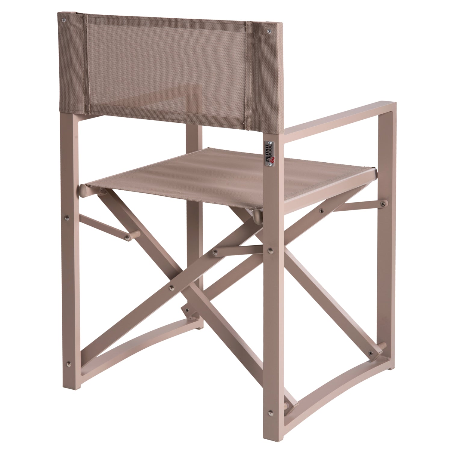Алуминиев режисьорски стол DUPRE бежов цвят 57x48,5x85.5