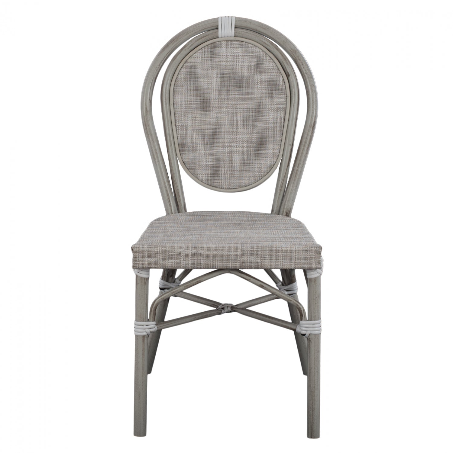 Стол  алуминиев BAMBOO  сив цвят  45x57x88