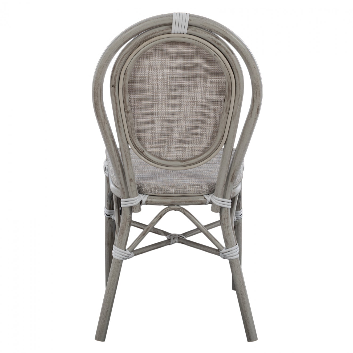 Стол  алуминиев BAMBOO  сив цвят  45x57x88