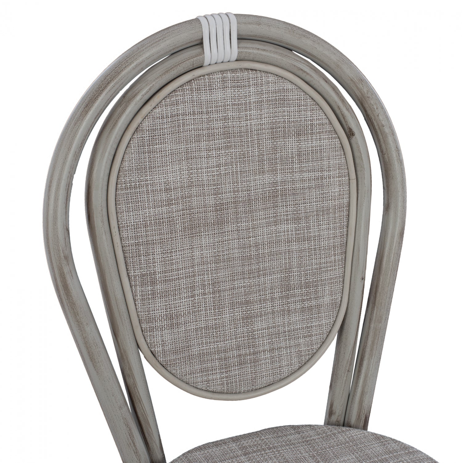 Стол  алуминиев BAMBOO  сив цвят  45x57x88