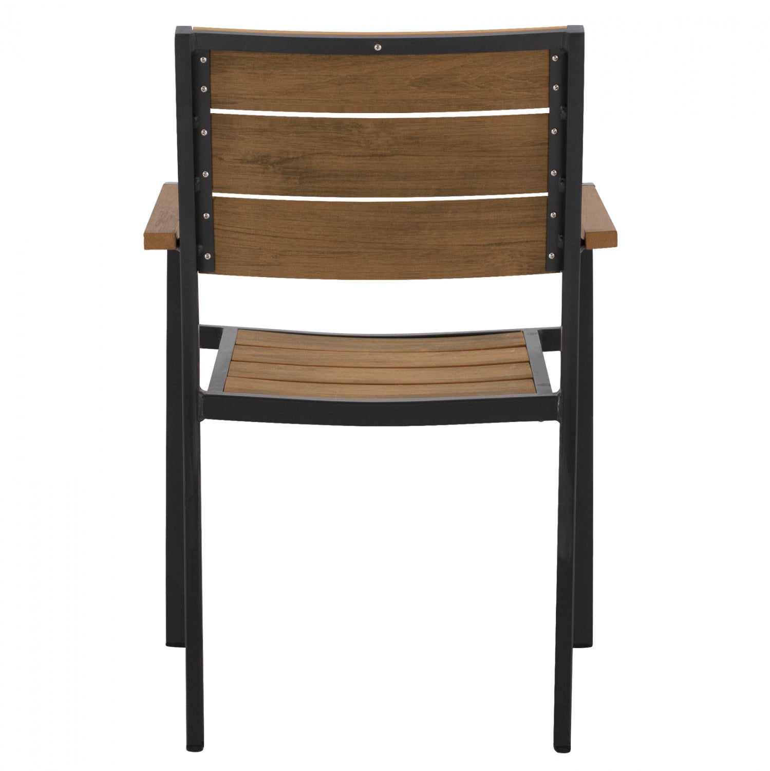 Кресло SAGA алуминий цвят натурал-антрацит  55x52x86