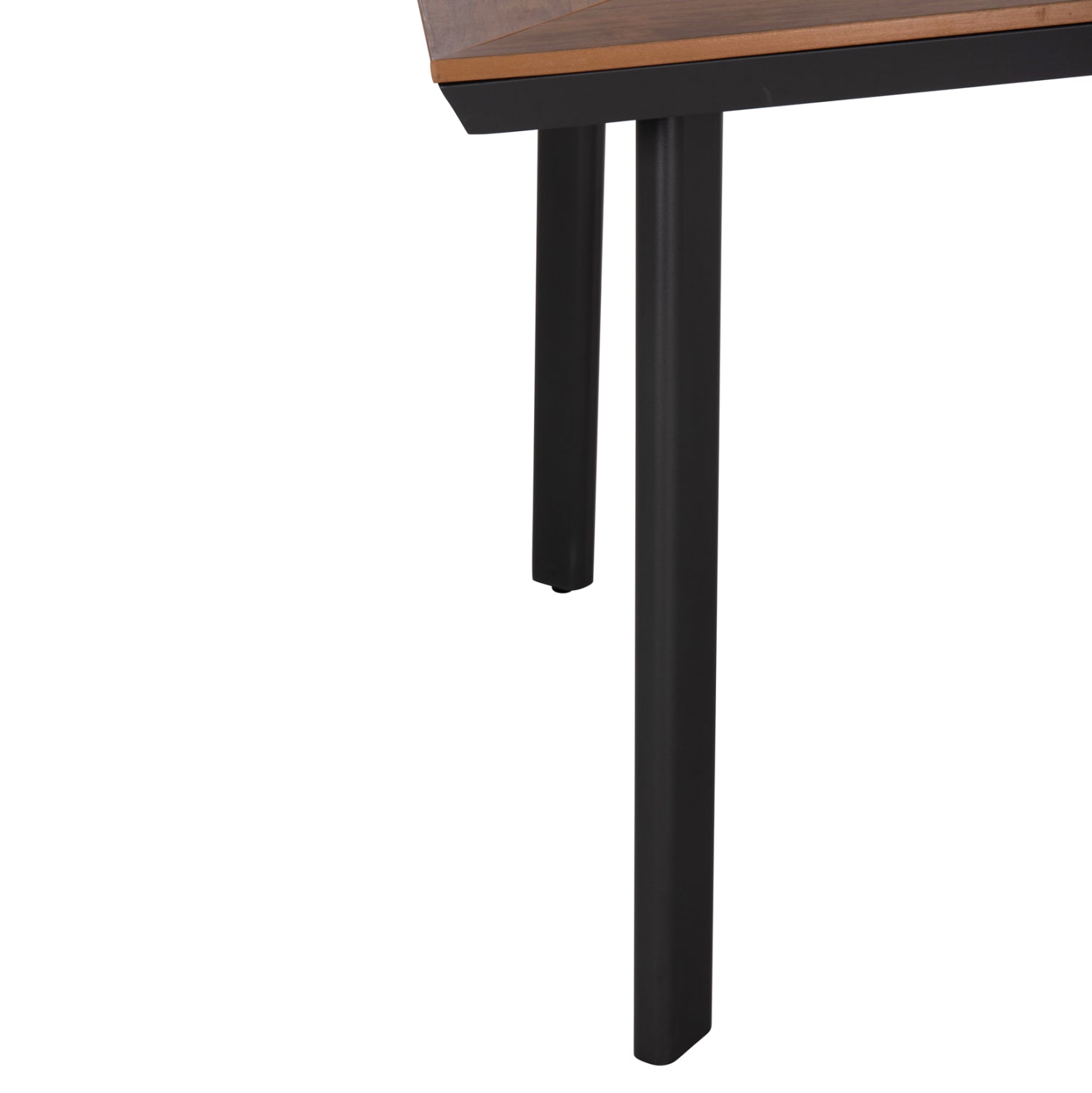 Алуминиева маса Табер цвят сив-натурал 200/100см