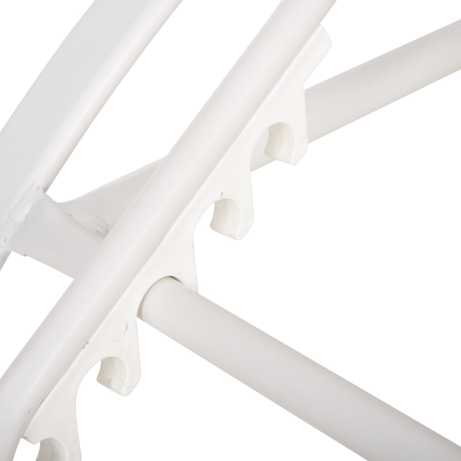 Шезлонг WAKANA  бял цвят 194x54-66x30 cm.