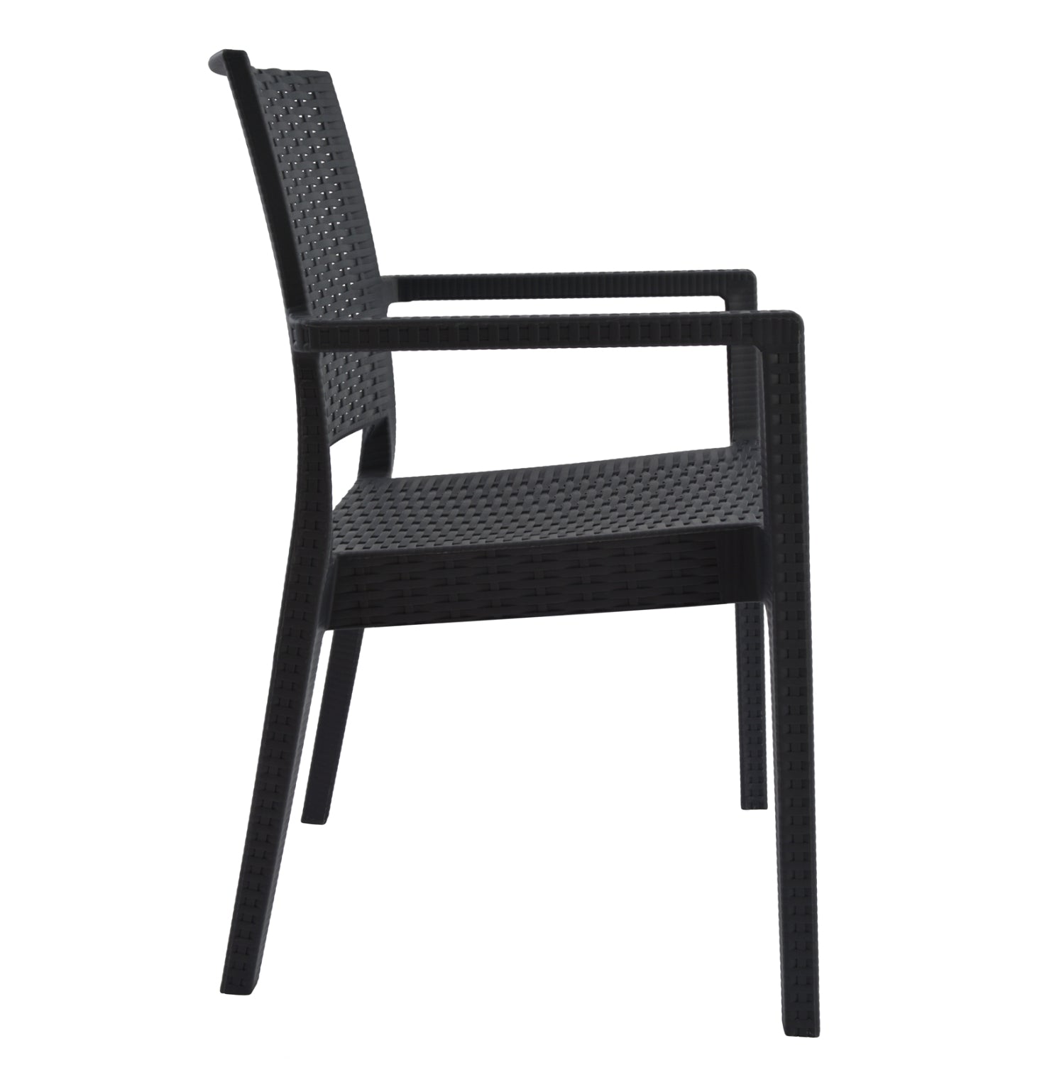 Полипропиленов стол Кaganu, тъмно сив, 57x55.5x89 см