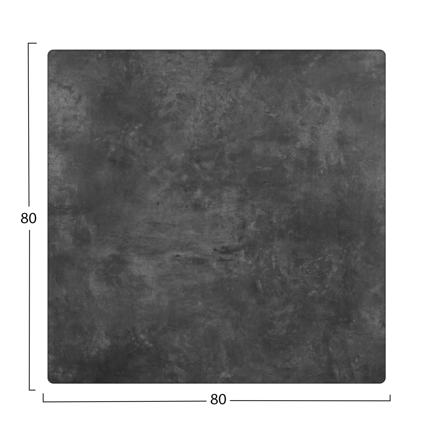 Плот за маса HPL/ 80x80 cm/ Циментов нюанс
