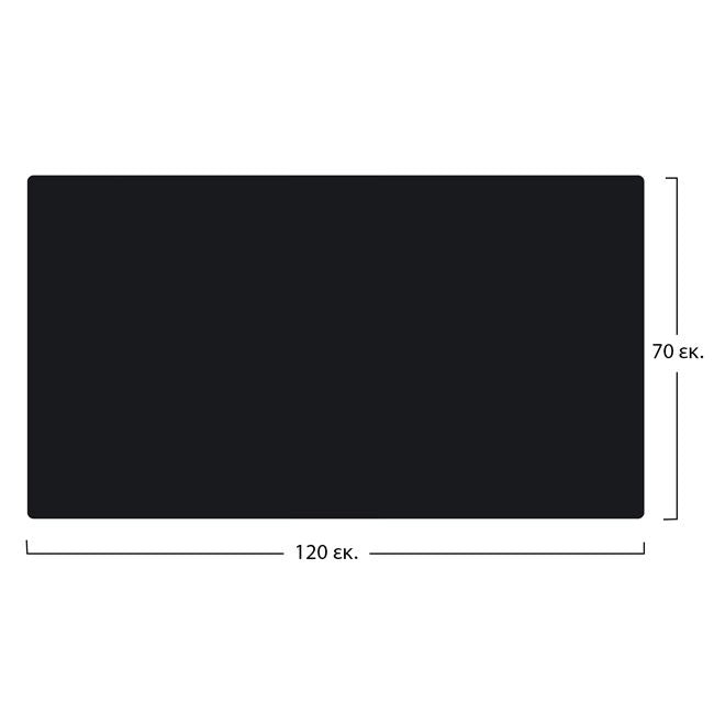 Плот за маса  hpl  120x70 см черен цвят