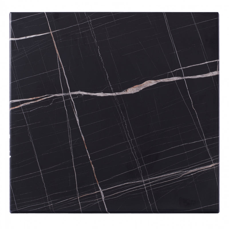Верзалитов плот 80x80 -цвят черен мрамор
